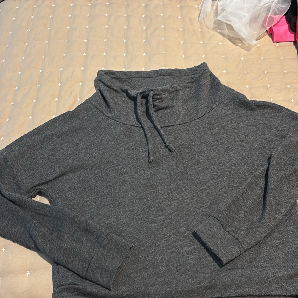 Women's Gray Turtleneck Sweater